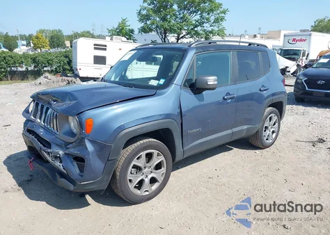 2020 Jeep Renegade Limited 4X4 из США, поврежденный, VIN ZACNJBD11LPL88854